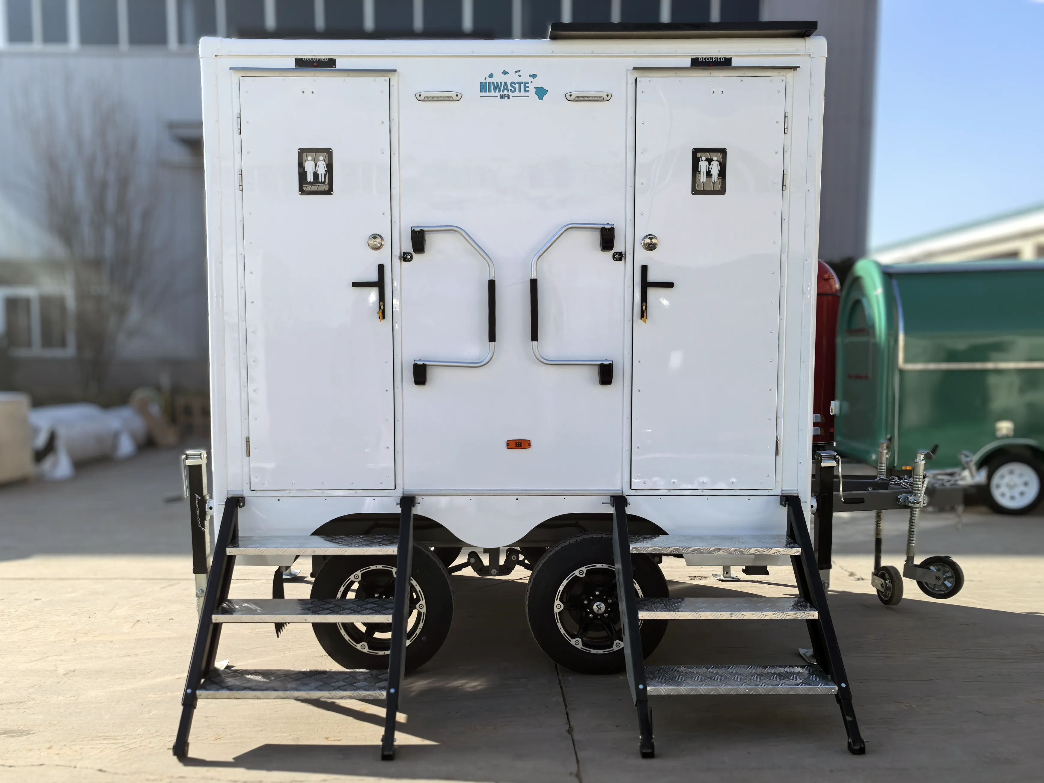 2-Stall Trailer Toilet For Sale In Hawaii