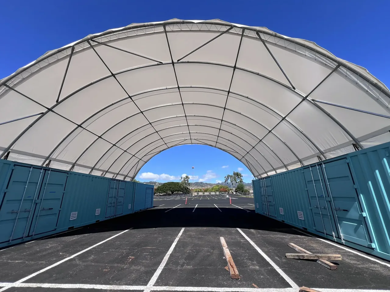 40'x40'x13' Container Tent For Sale In Hawaii