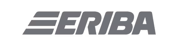 ERIBA brand logo with stylized horizontal lines on the left.