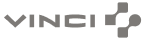 Vinci company logo with stylized letters and connected dots.
