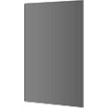 Dark rectangular panel with a subtle vertical gradient from black to dark gray on a white background.