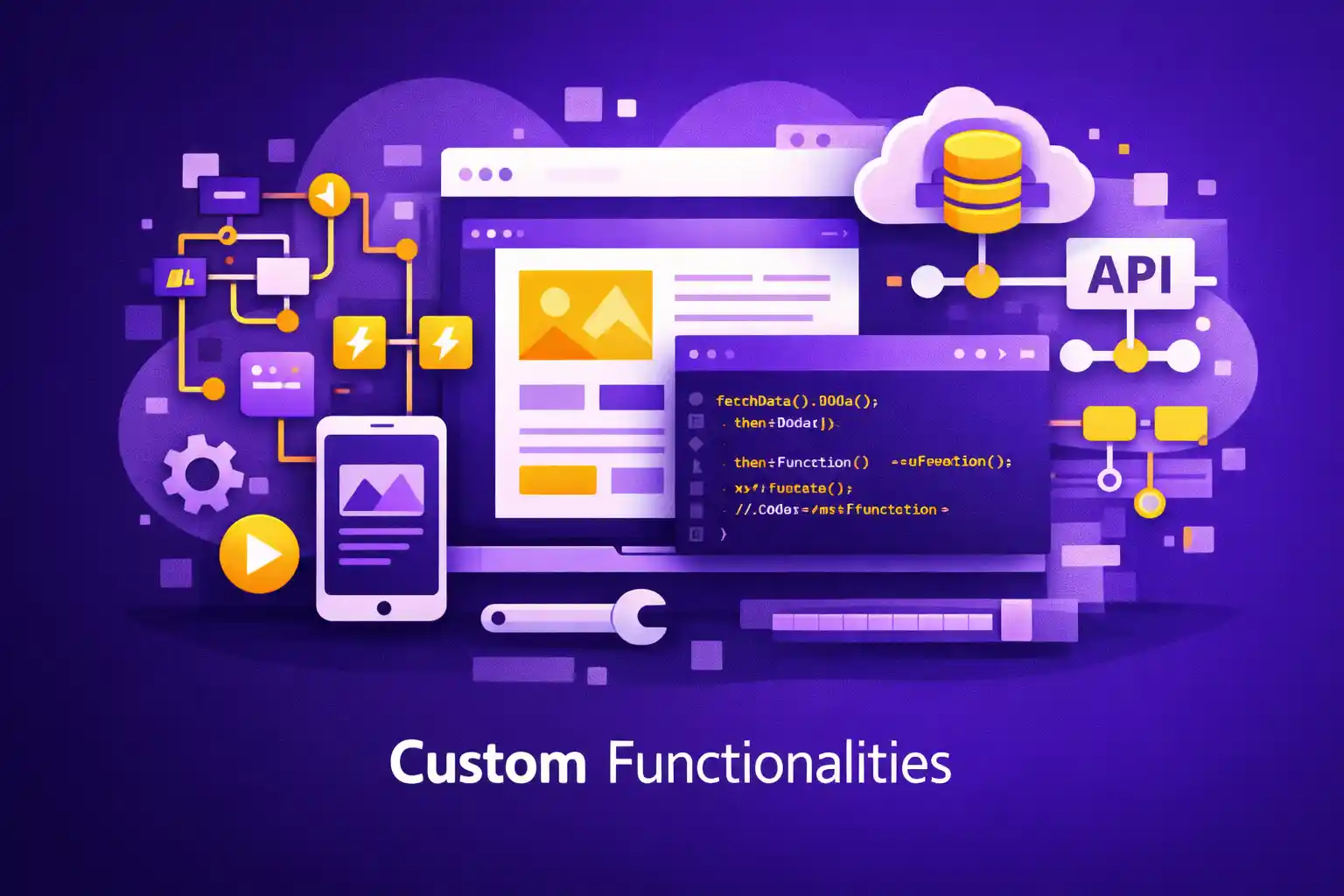 Illustration of Custom Functionalities