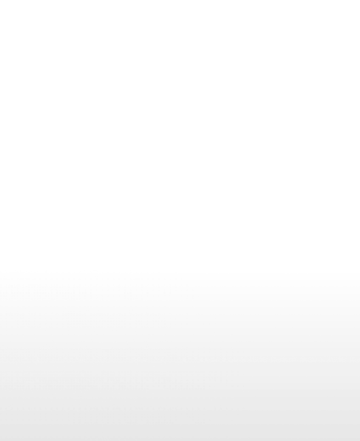 Black background with a pixelated white and gray halftone pattern radiating from the bottom left corner.