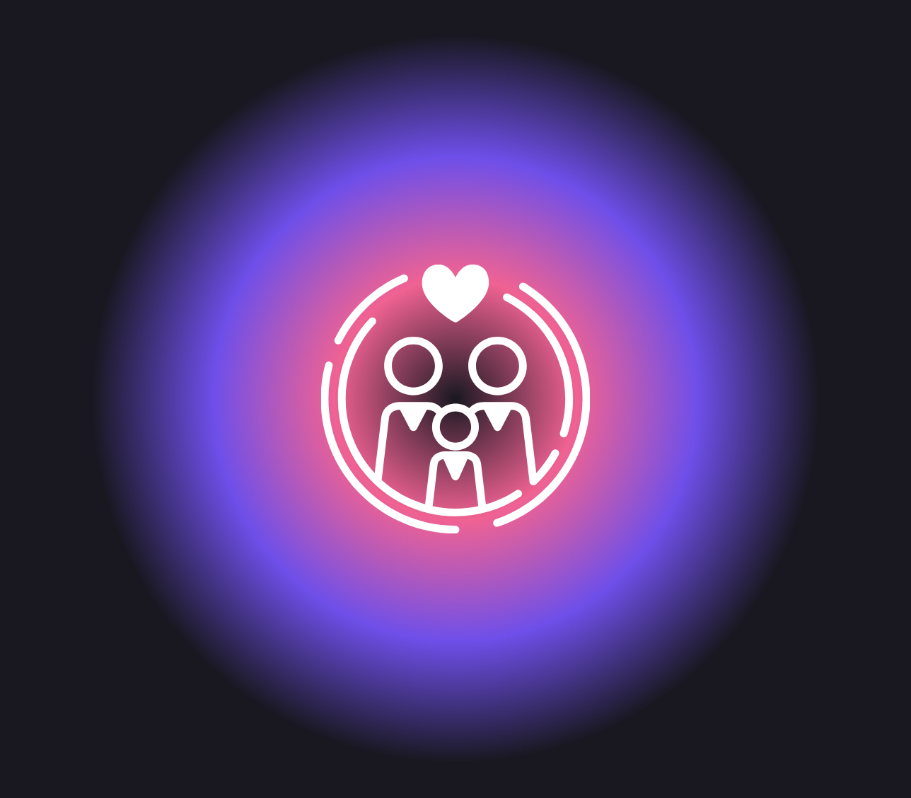 A family indicating heirs.