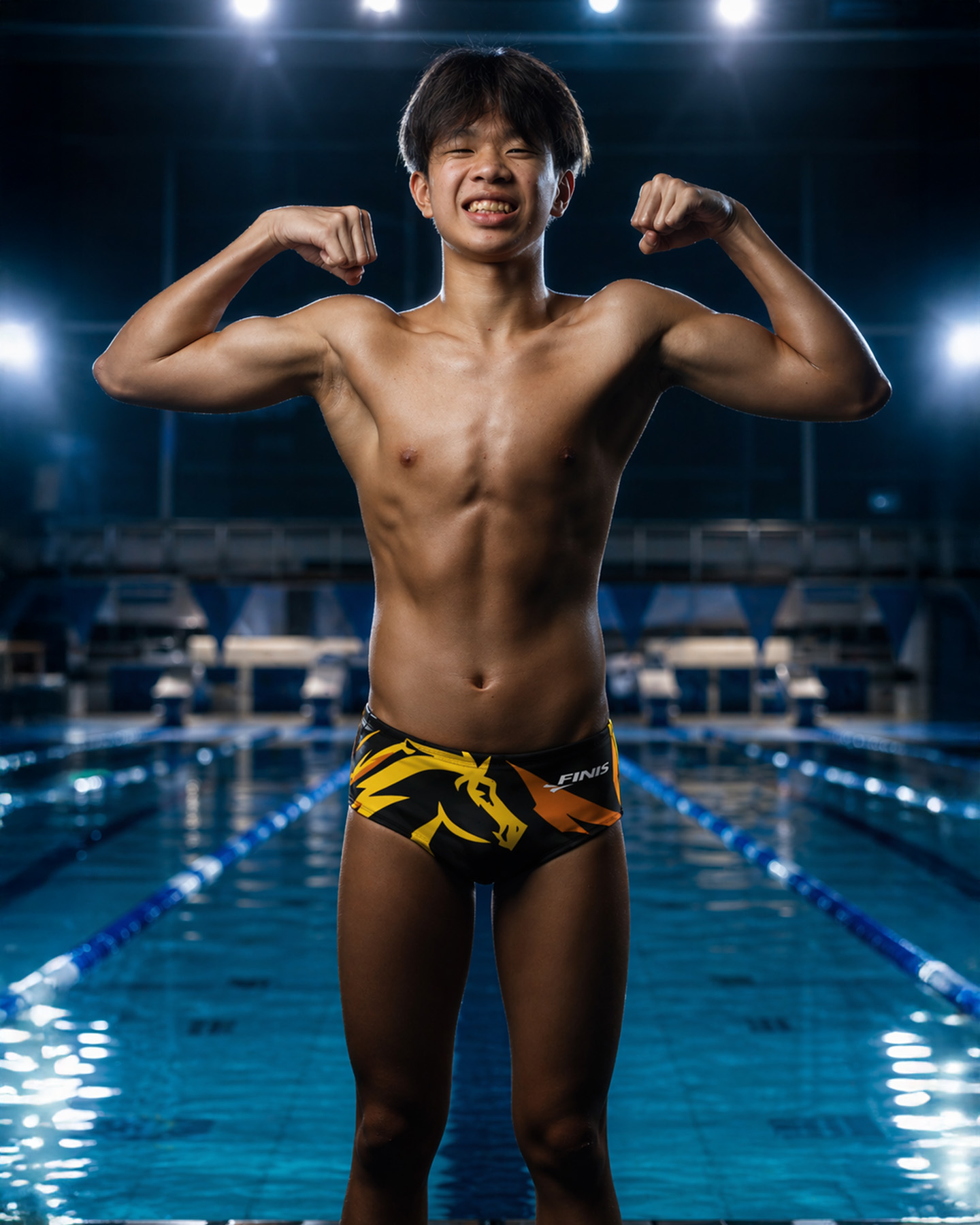 Athlete in action