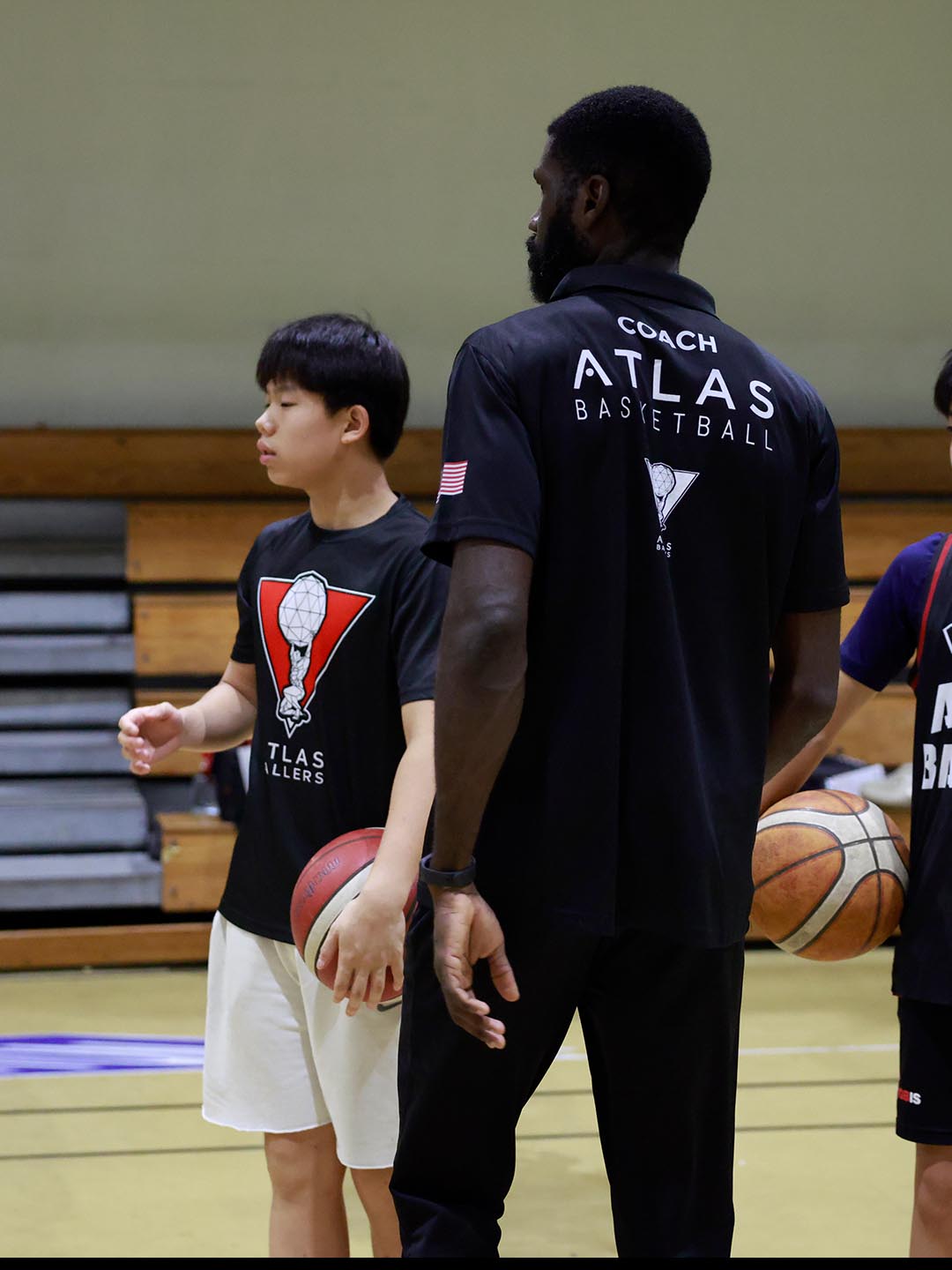 Atlas Ballers camp action shot