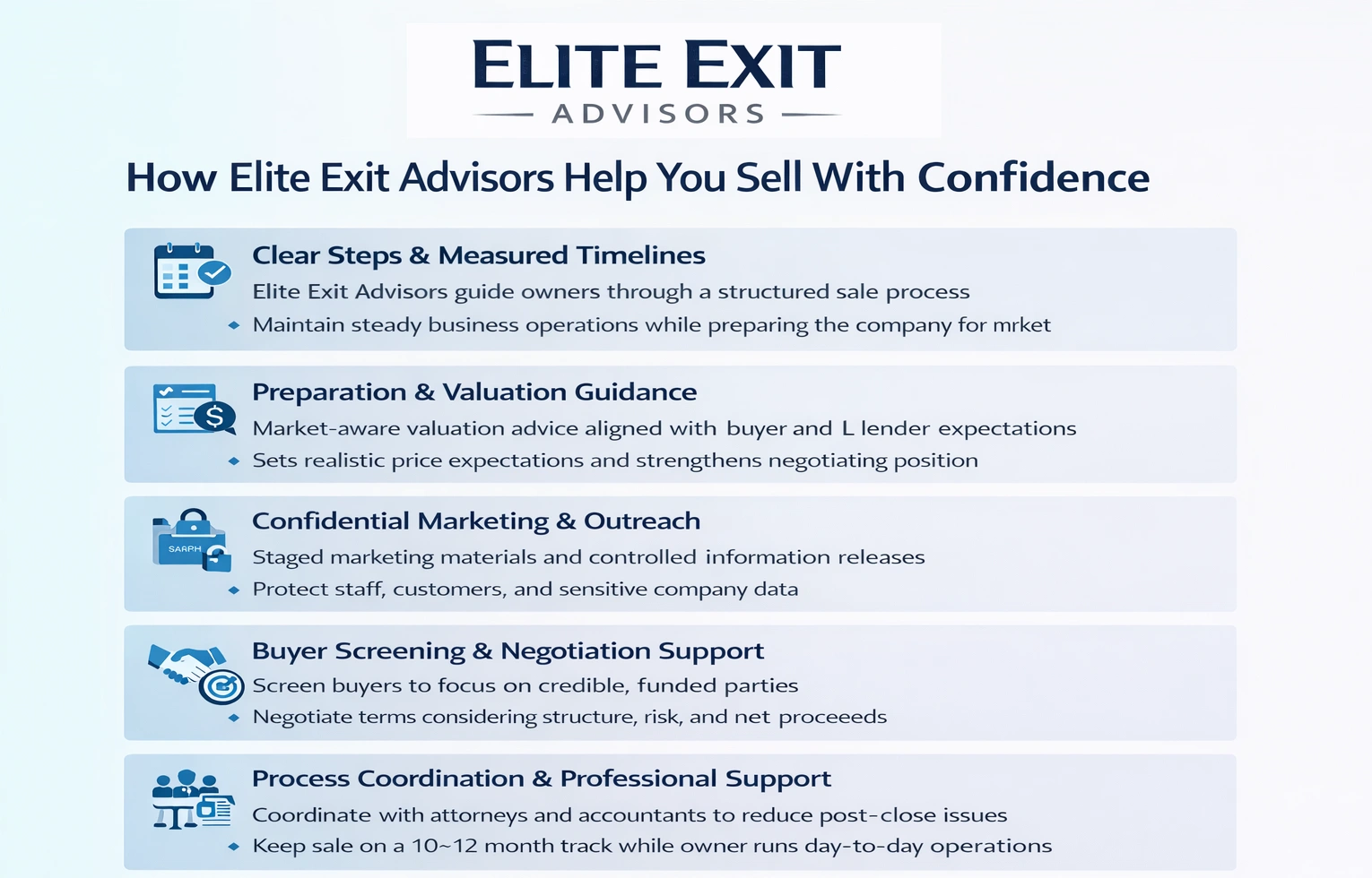 how wlite exit advisors help you sell with confidence