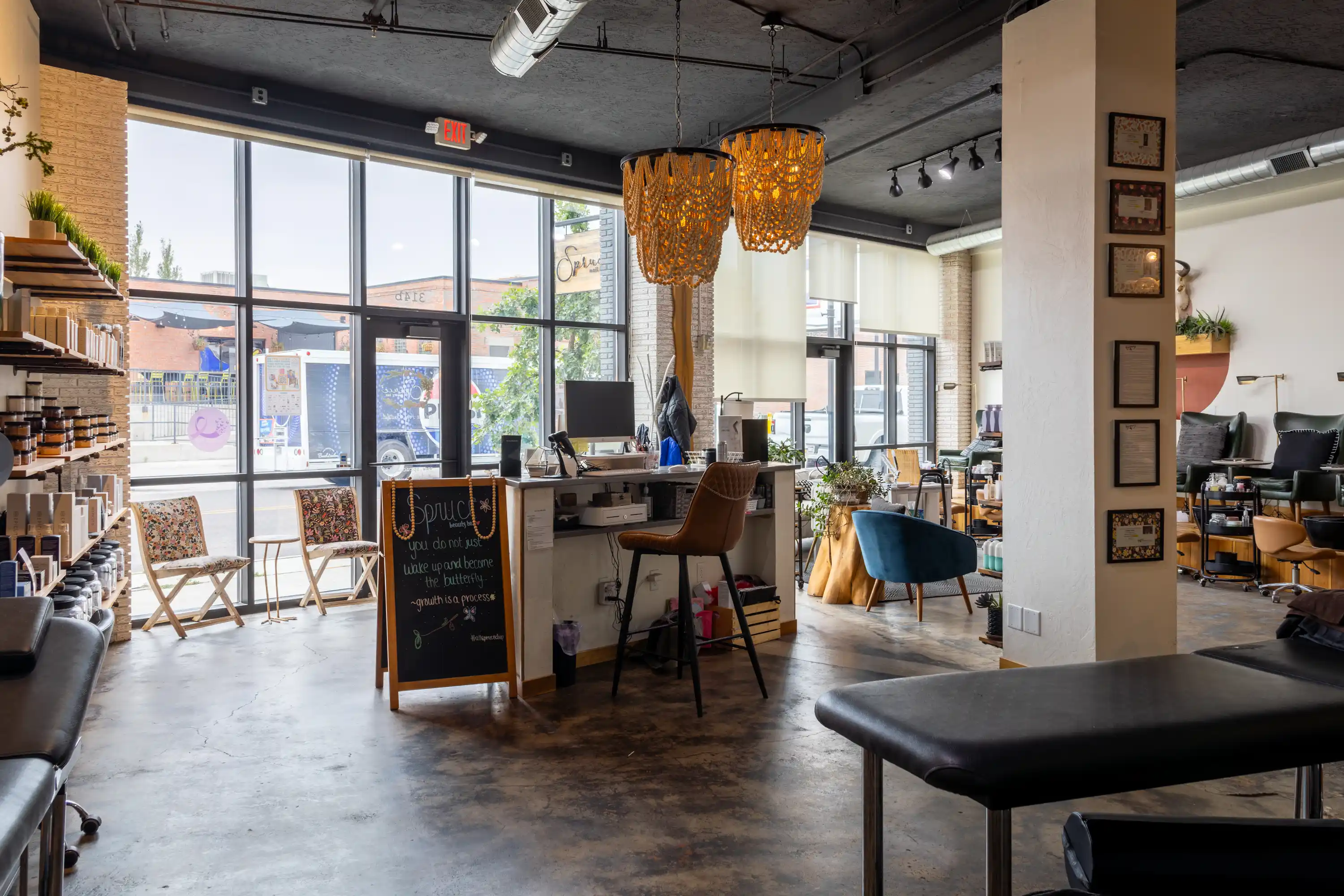 Inside Spruce Beauty Bar and The Hair Bar in Casper, Wyoming