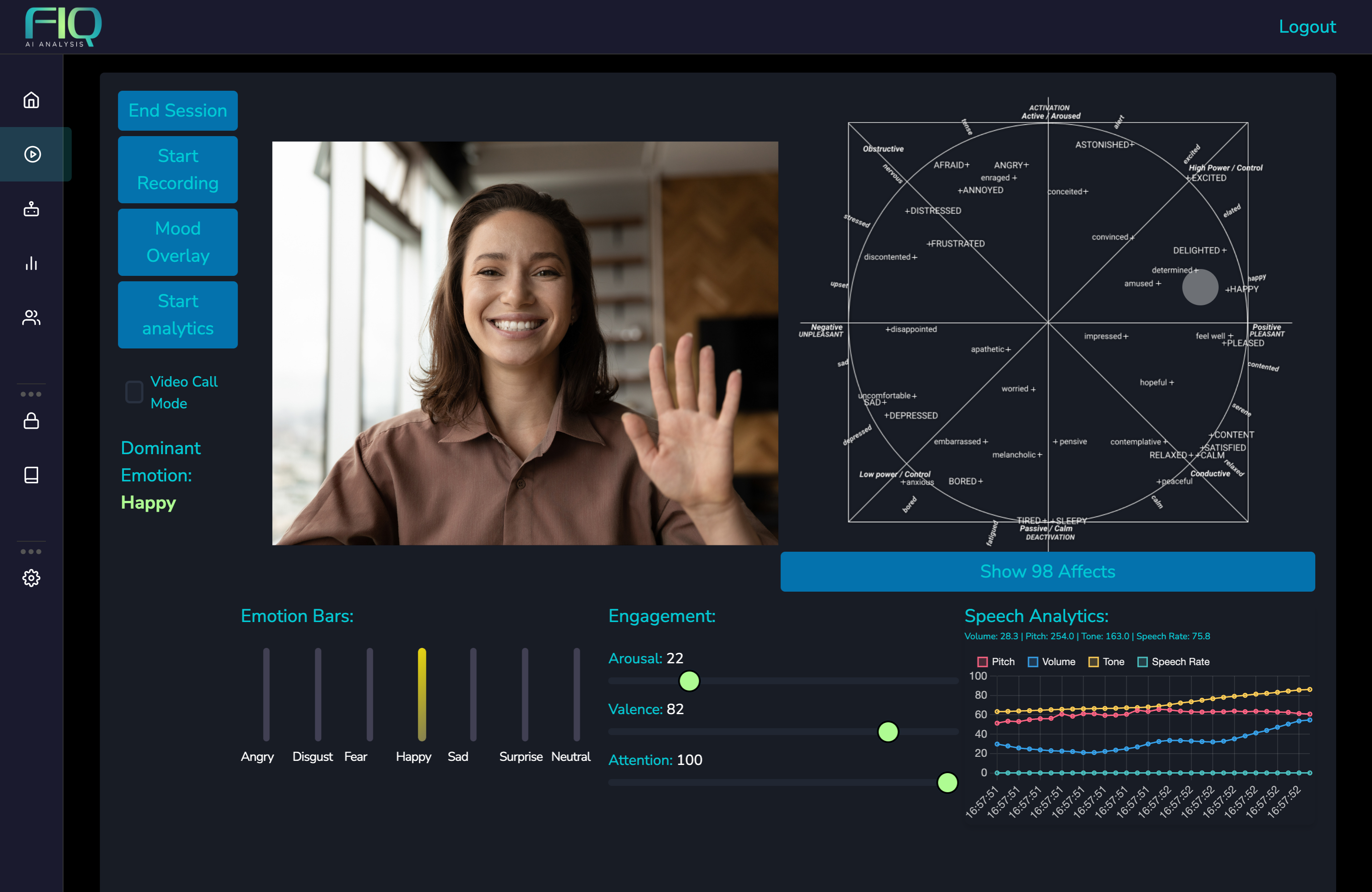 interface image of employee interacting with hr software