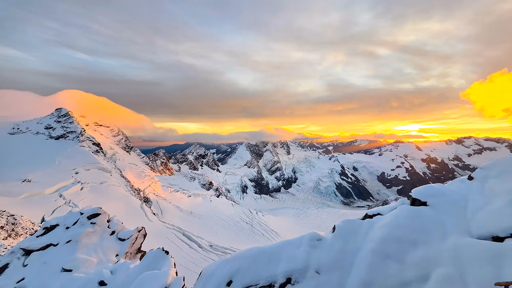Alpine Skills Course scenery of Southern Alps