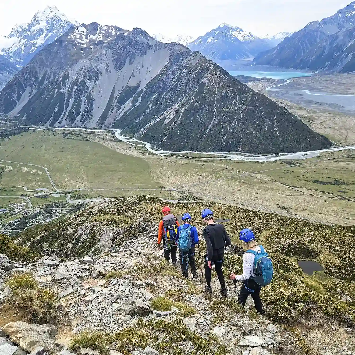 Guests and Guide descending