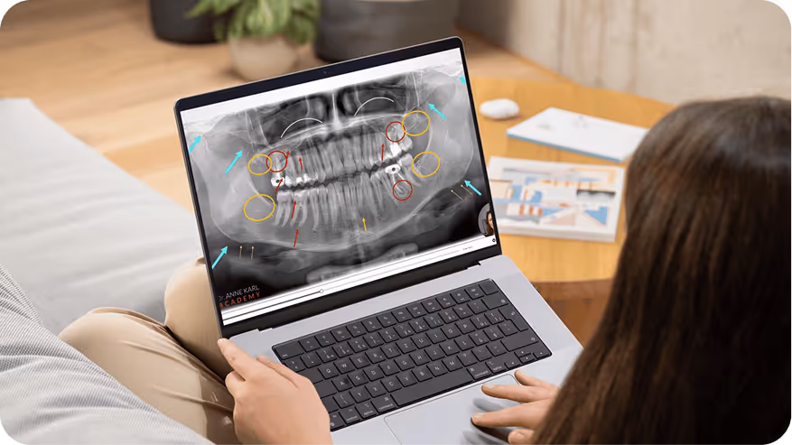 OPG-Diagnostik mit systemischen Markierungen