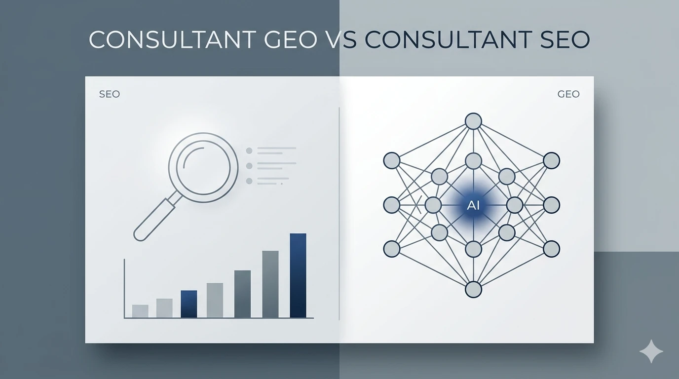 Comparatif consultant GEO vs consultant SEO en France en 2026 par RobZ IA