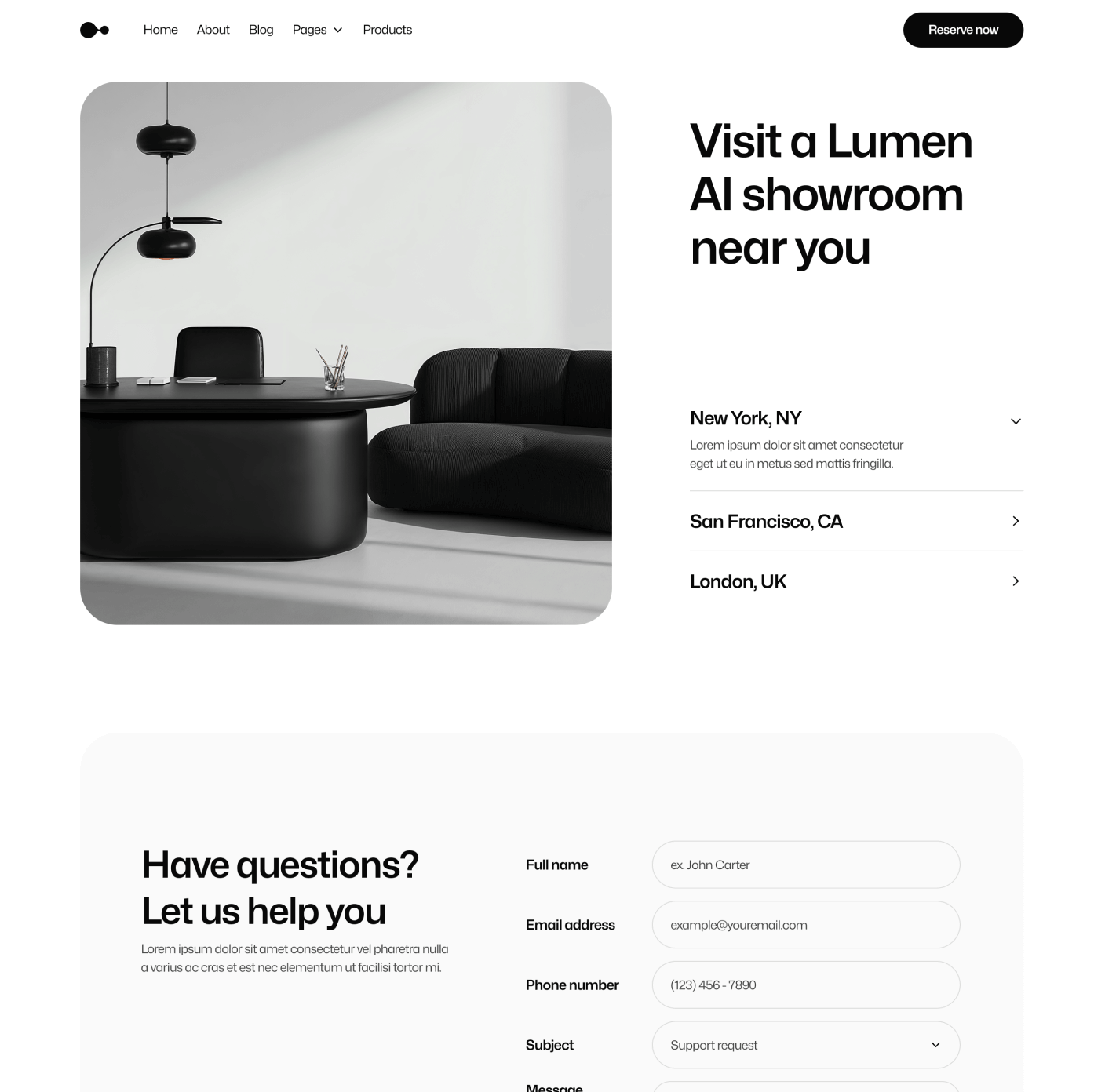 Gadgetar Contact V3 Ai Glasses Webflow Template | BRIX Template
