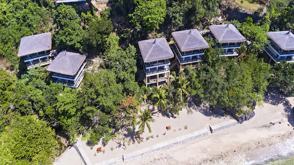 image of an exotic destination landscape (for a travel tech)