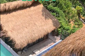 image of housing project roofs
