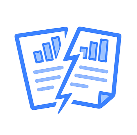 Broken analytics reports showing data systems that fail to scale with business growth