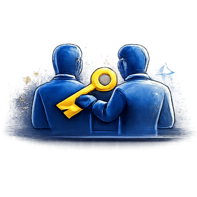 Team holding key symbolizing clear data ownership and accountability replacing guesswork in analytics systems.