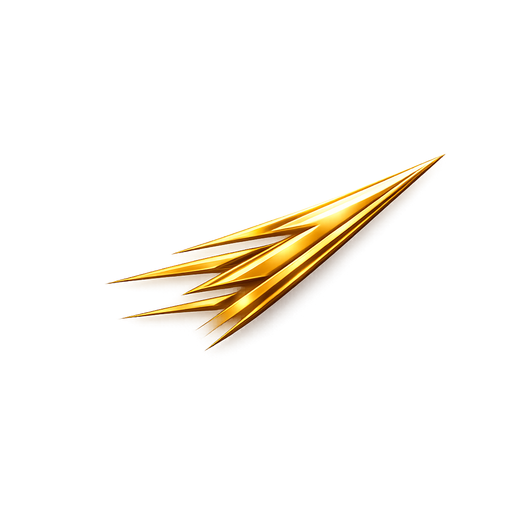 Arrow representing faster analytics system performance after improving data models and reporting structure.
