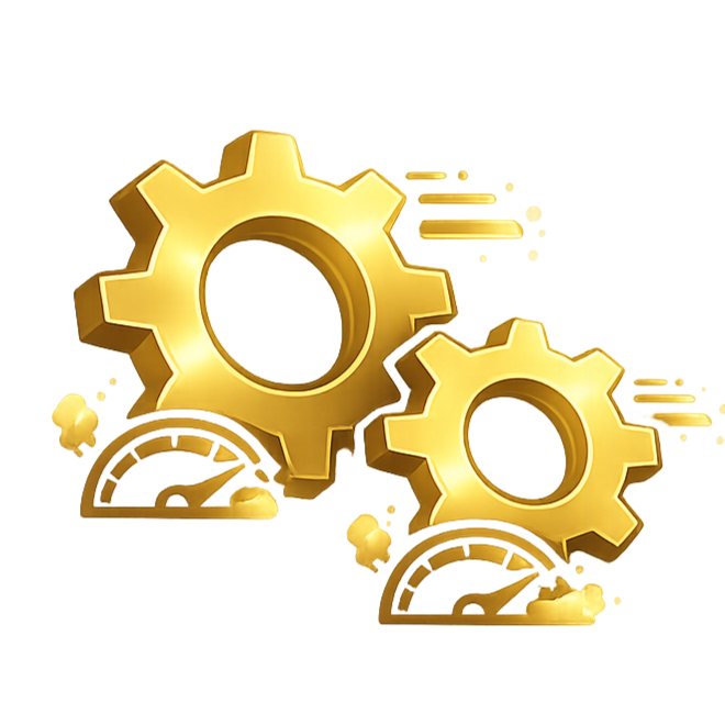 Interlocking gears representing how analytics systems become harder to maintain as reporting grows and complexity increases.