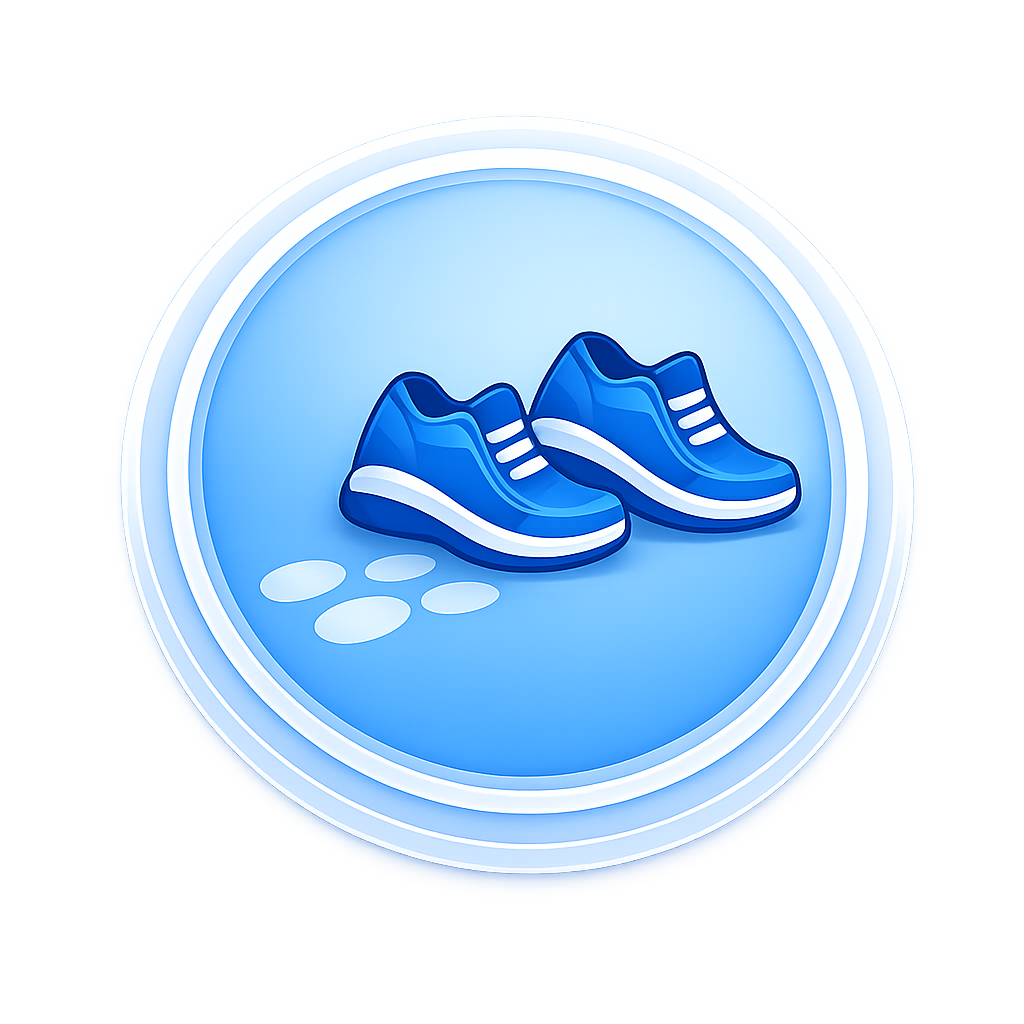 Shoes icon representing the tangible outcomes teams receive from a decision system reset engagement.