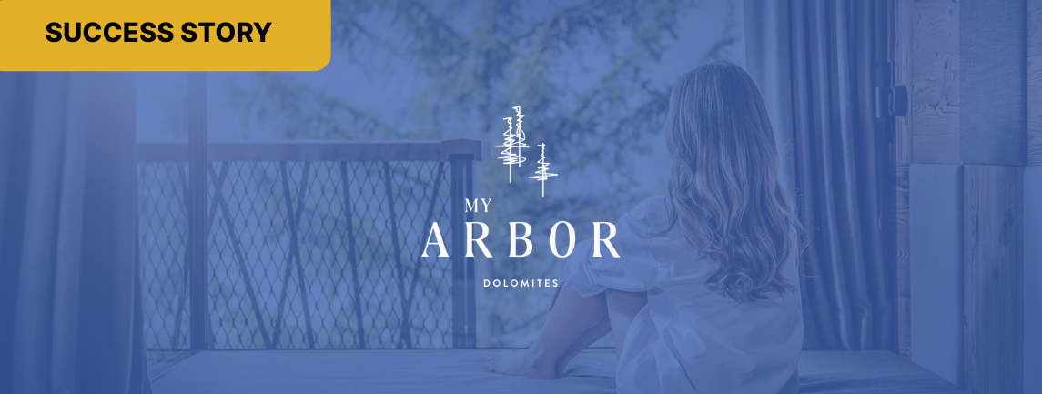 Thumbnail of My Arbor's Success Story post, featuring a woman resting in a room