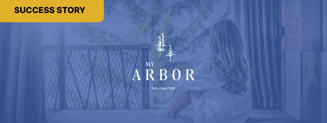Thumbnail of My Arbor's Success Story post, featuring a woman resting in a room