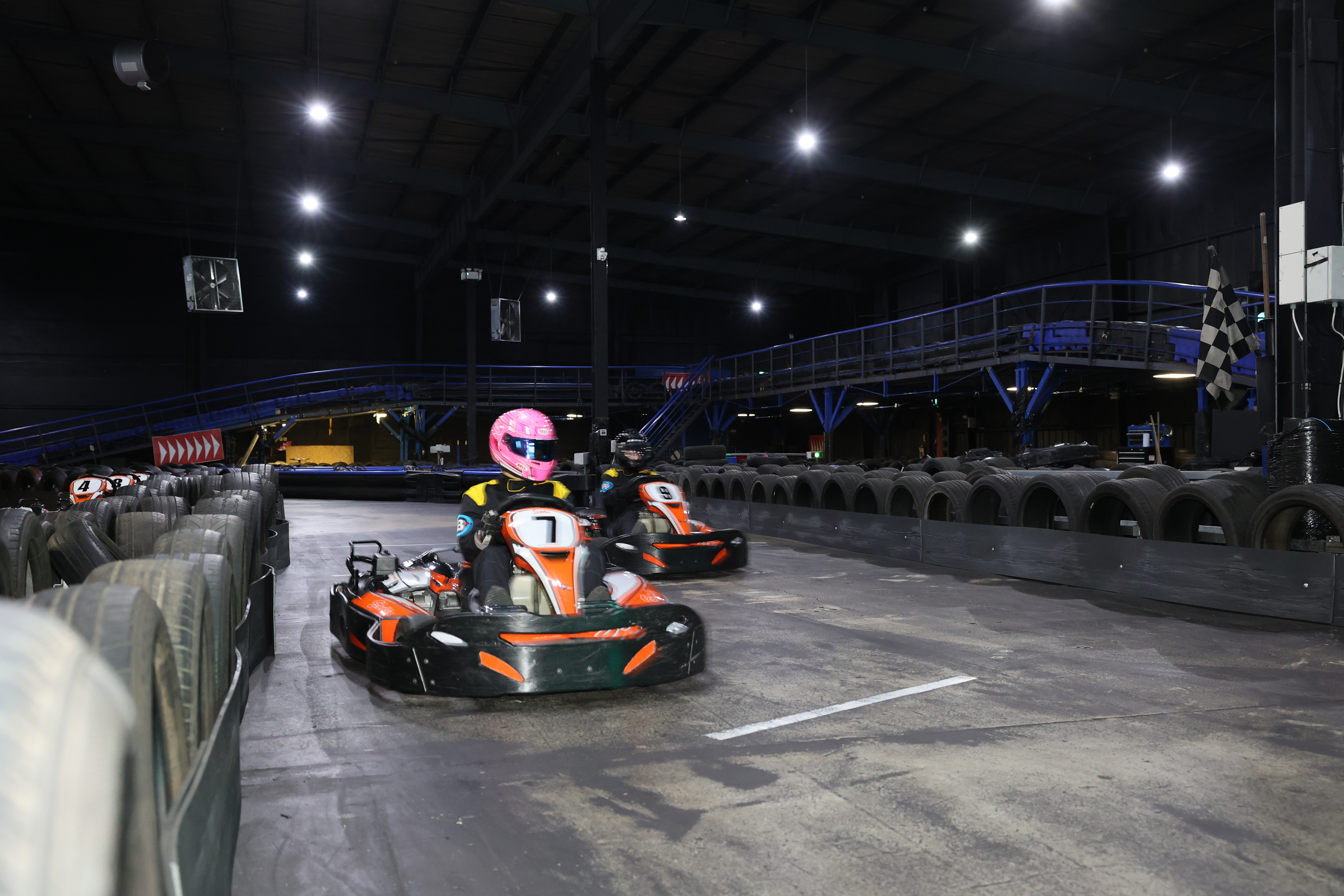 Go Karting Dual Level Track