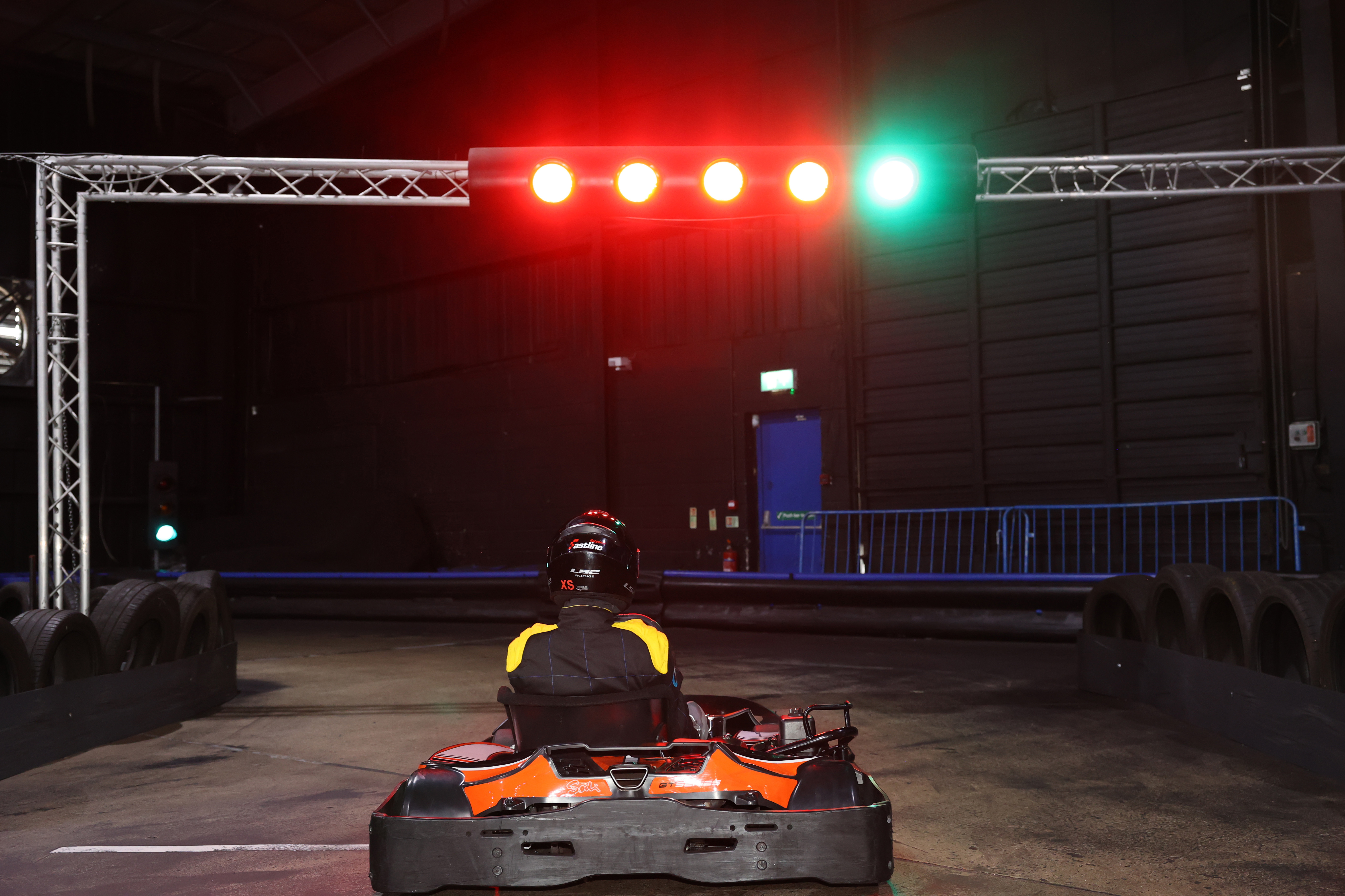 Go Kart on Start Line