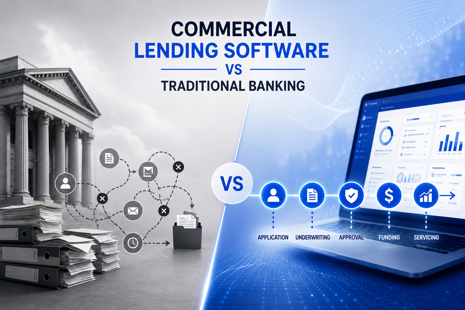 Commercial Lending Software vs Traditional Banking Systems