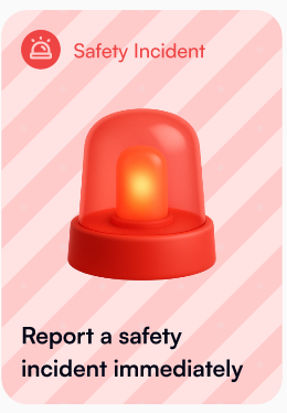 Capture incidents instantly