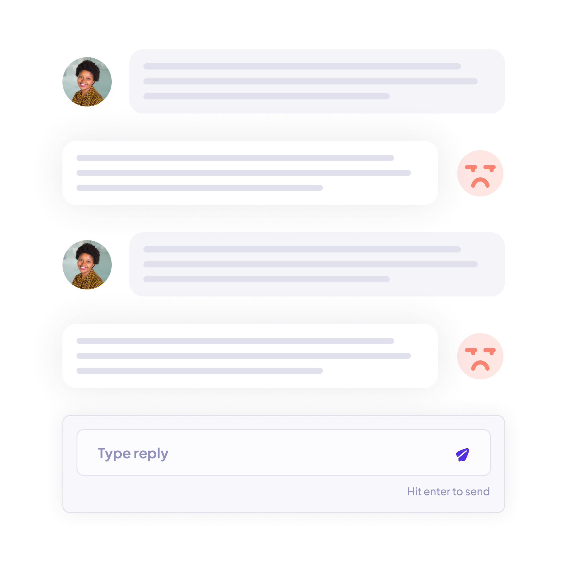 Confidential follow up without exposure