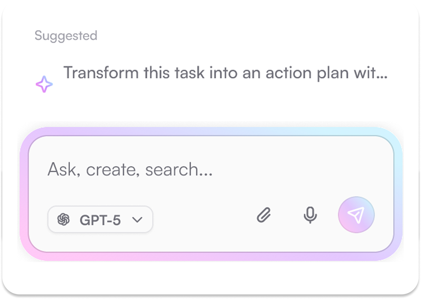 Turn tasks into clear action plans with AI