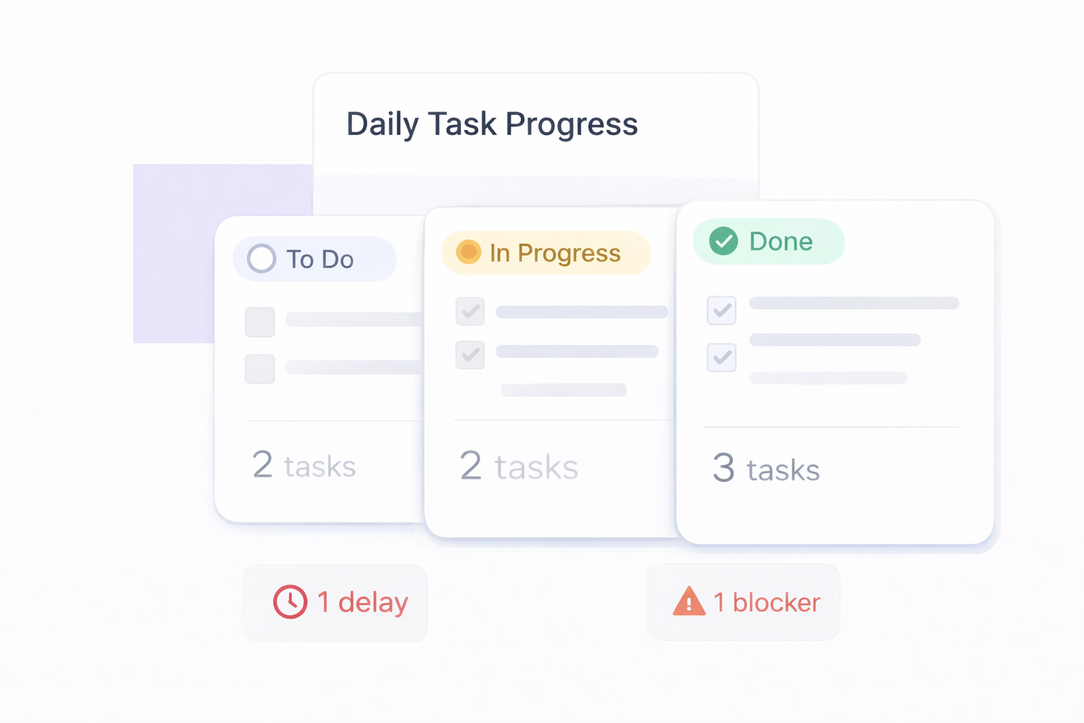 See progress without chasing updates