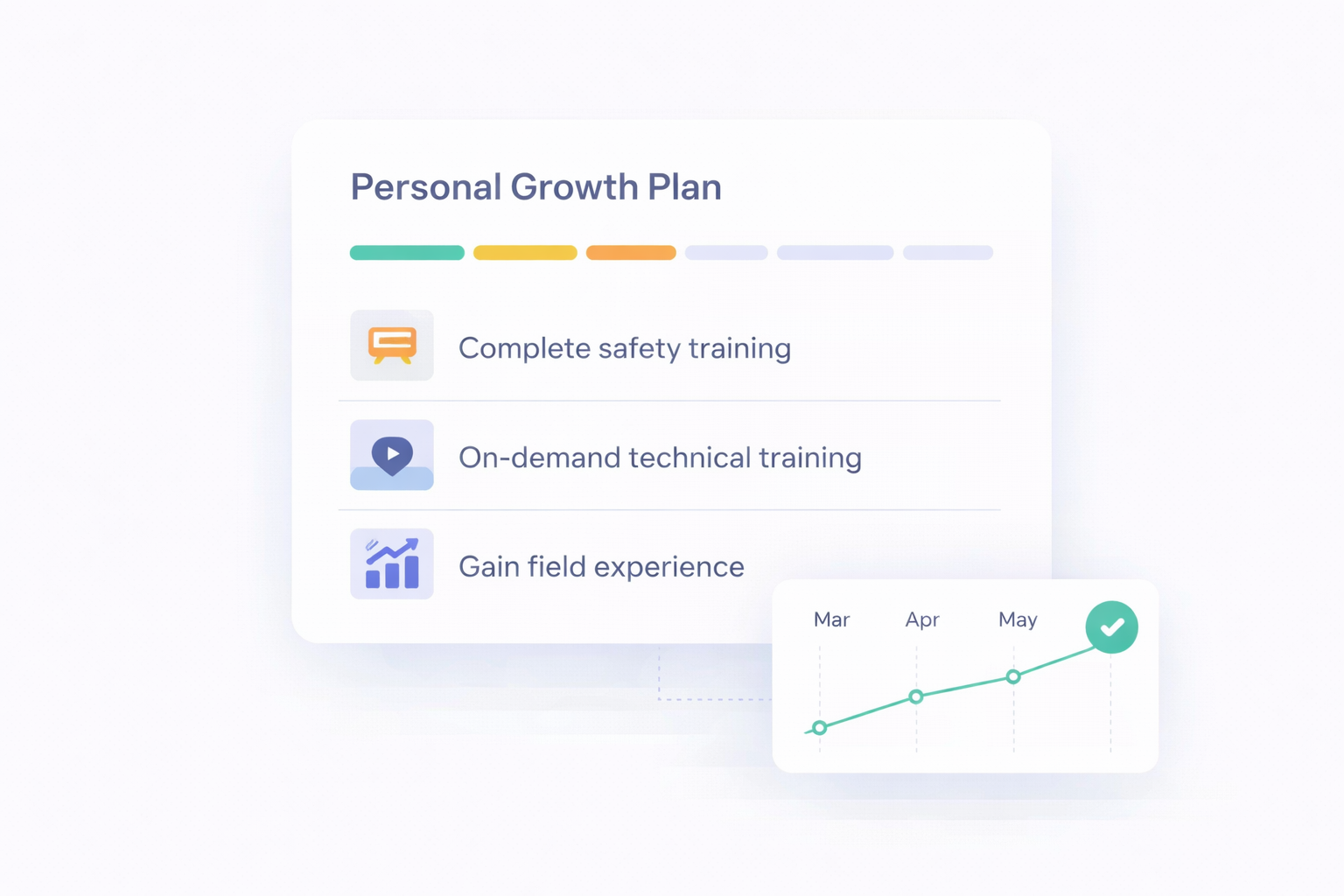 Turn paths into personal growth plans