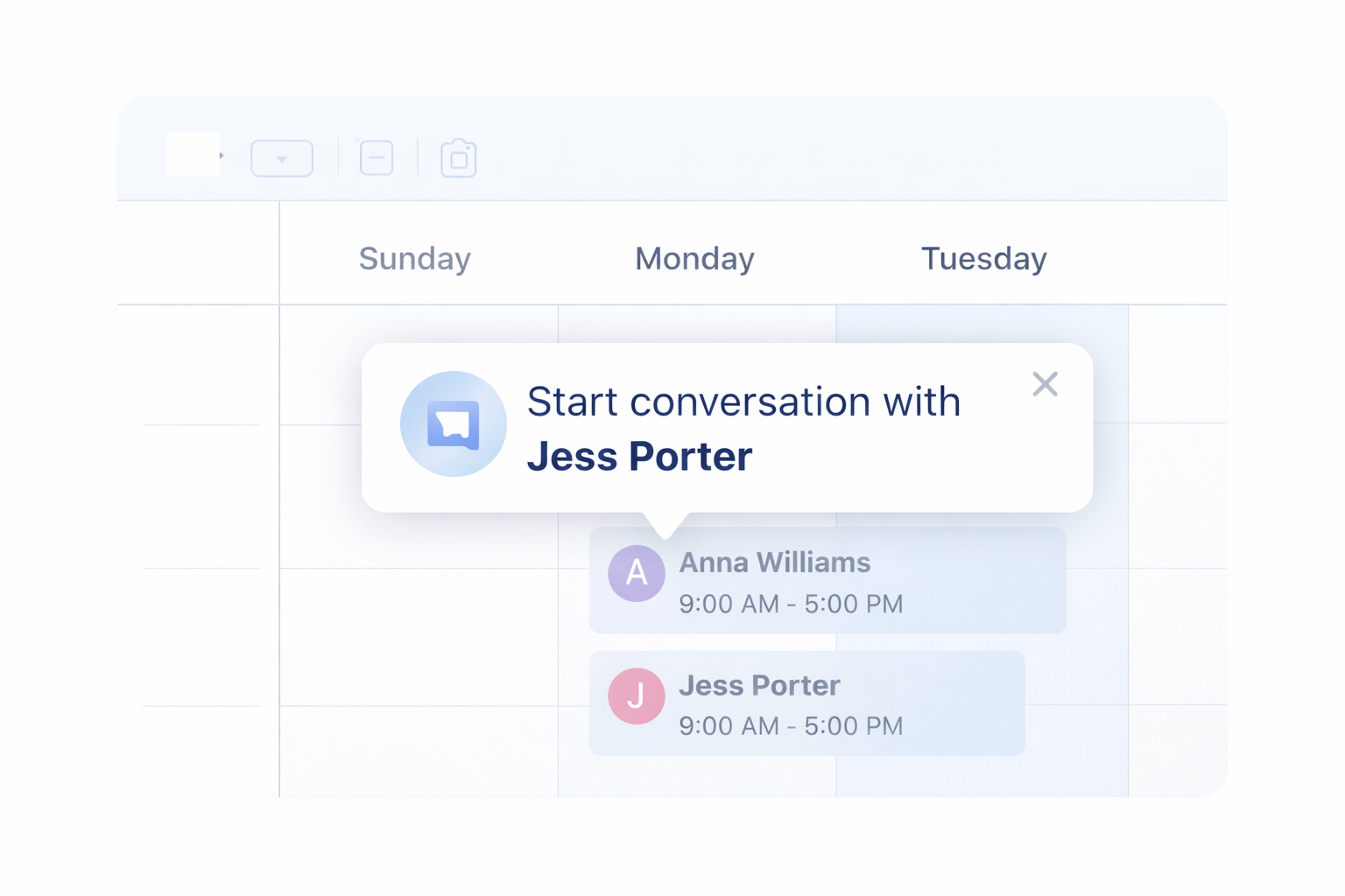 Connect chat to daily work