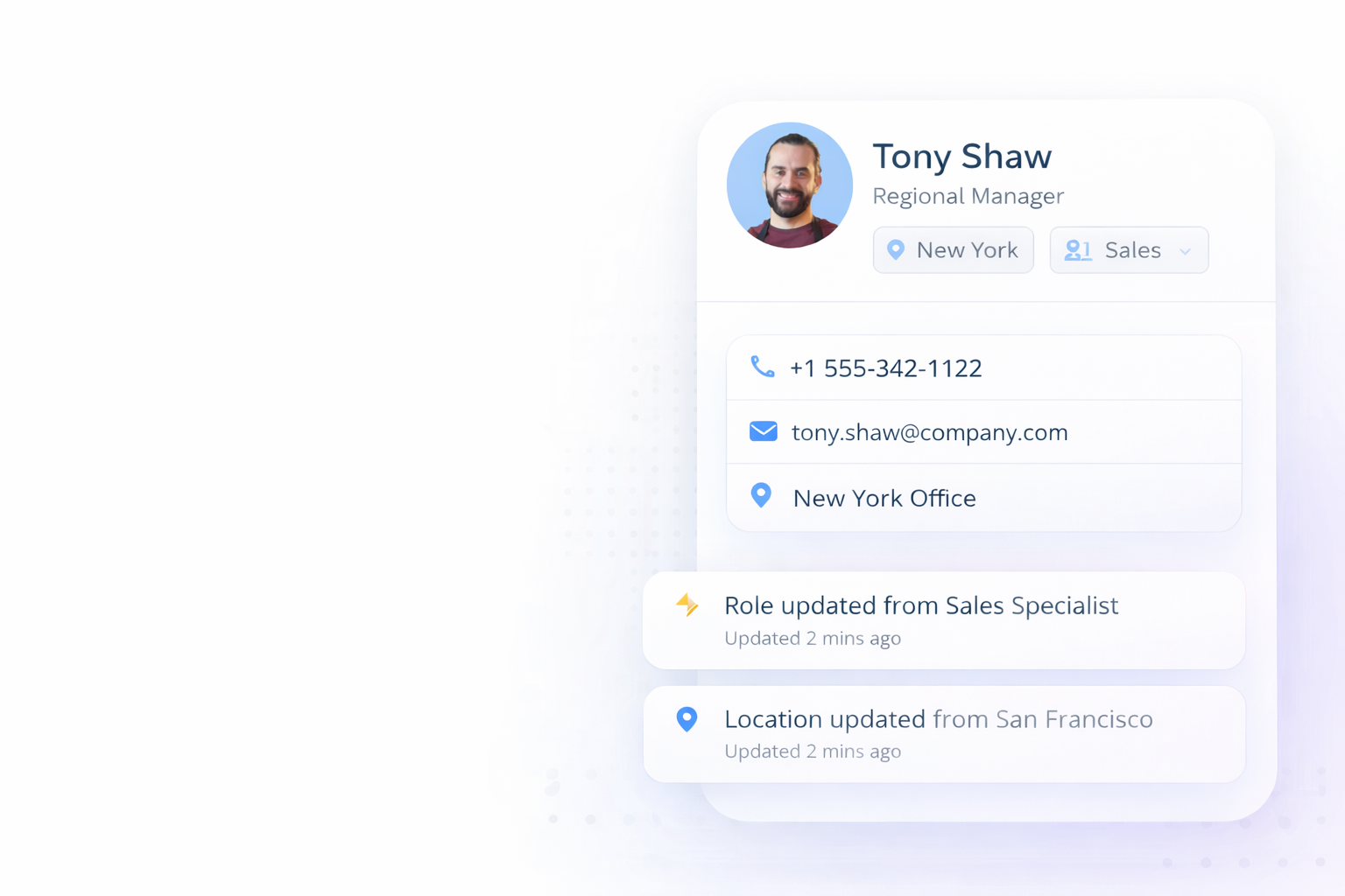 Keep contact details up to date