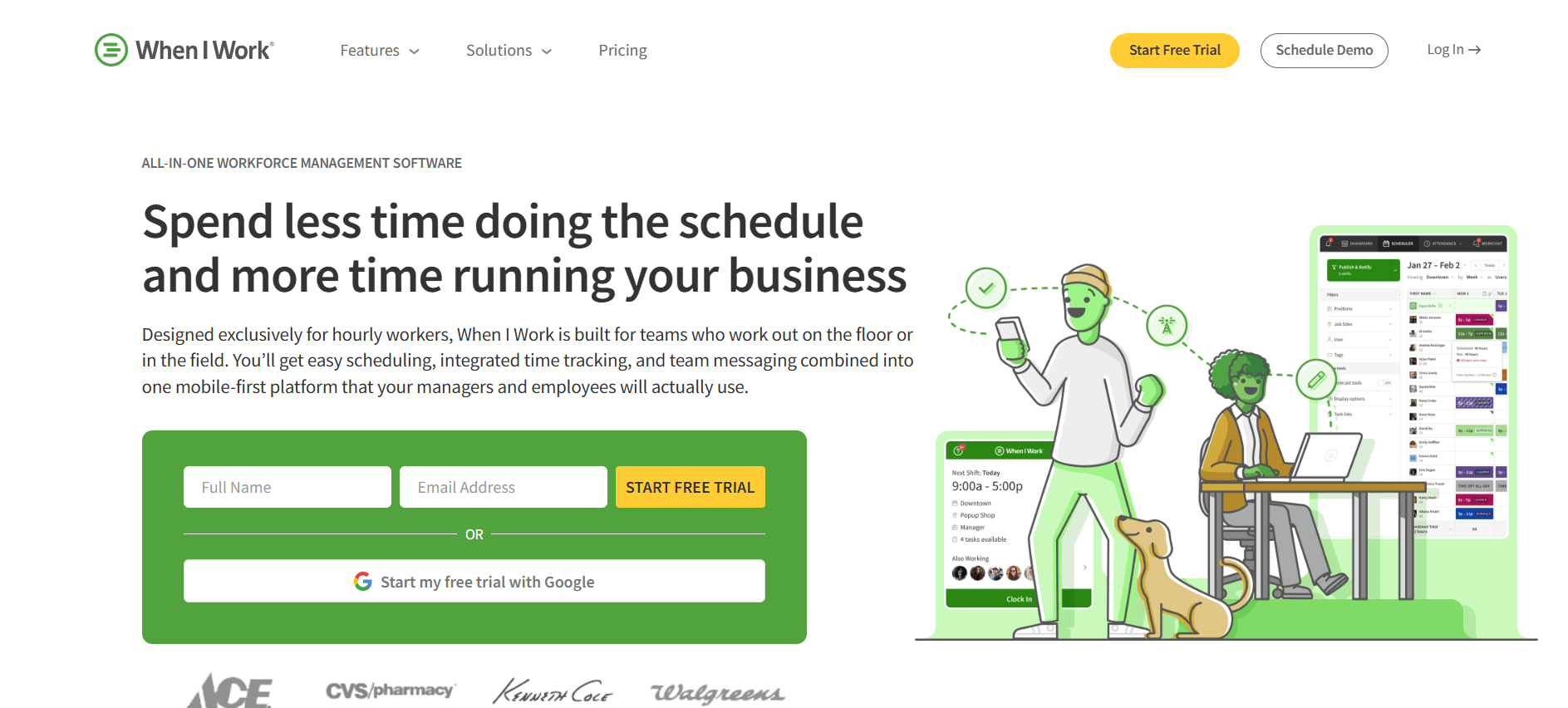 When I Work Home Page