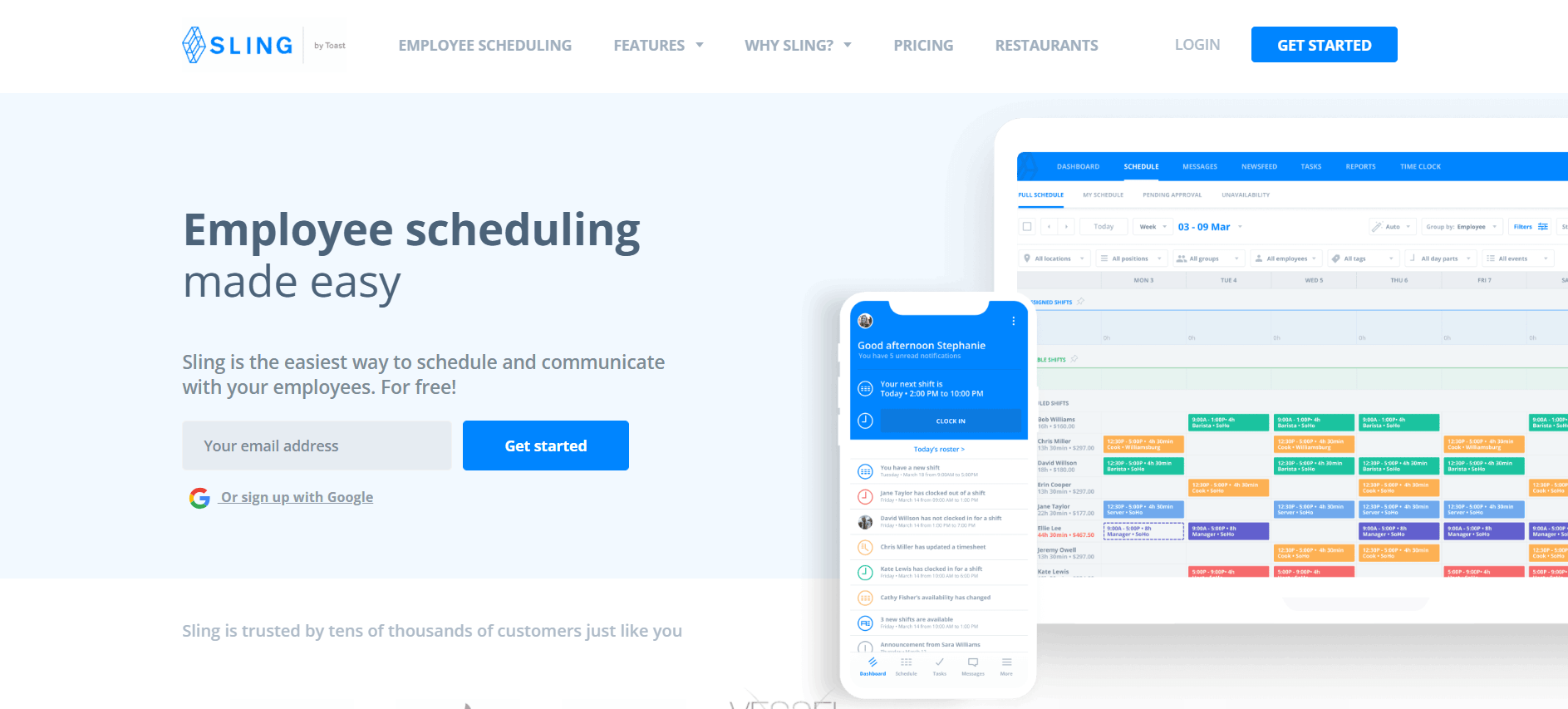 Sling Home Page