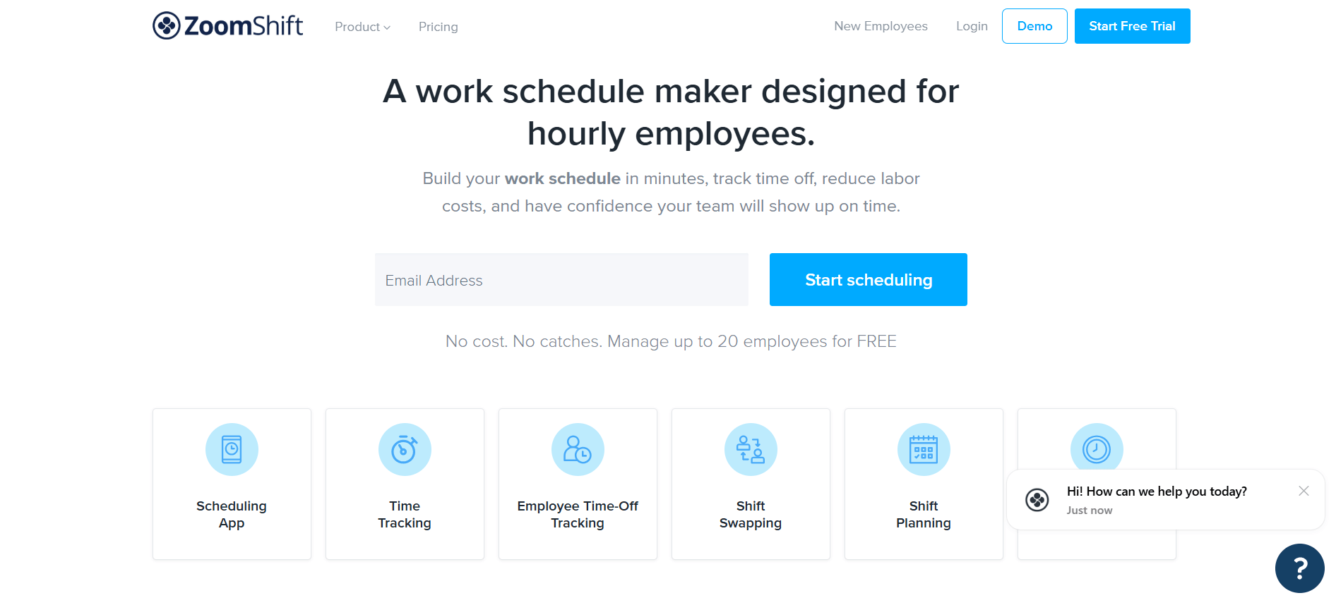 ZoomShift Home Page