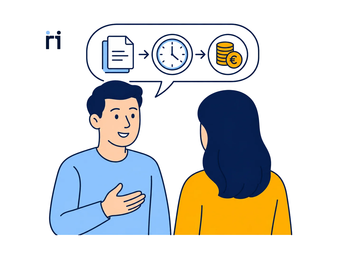 image of satisfied business client with accountant