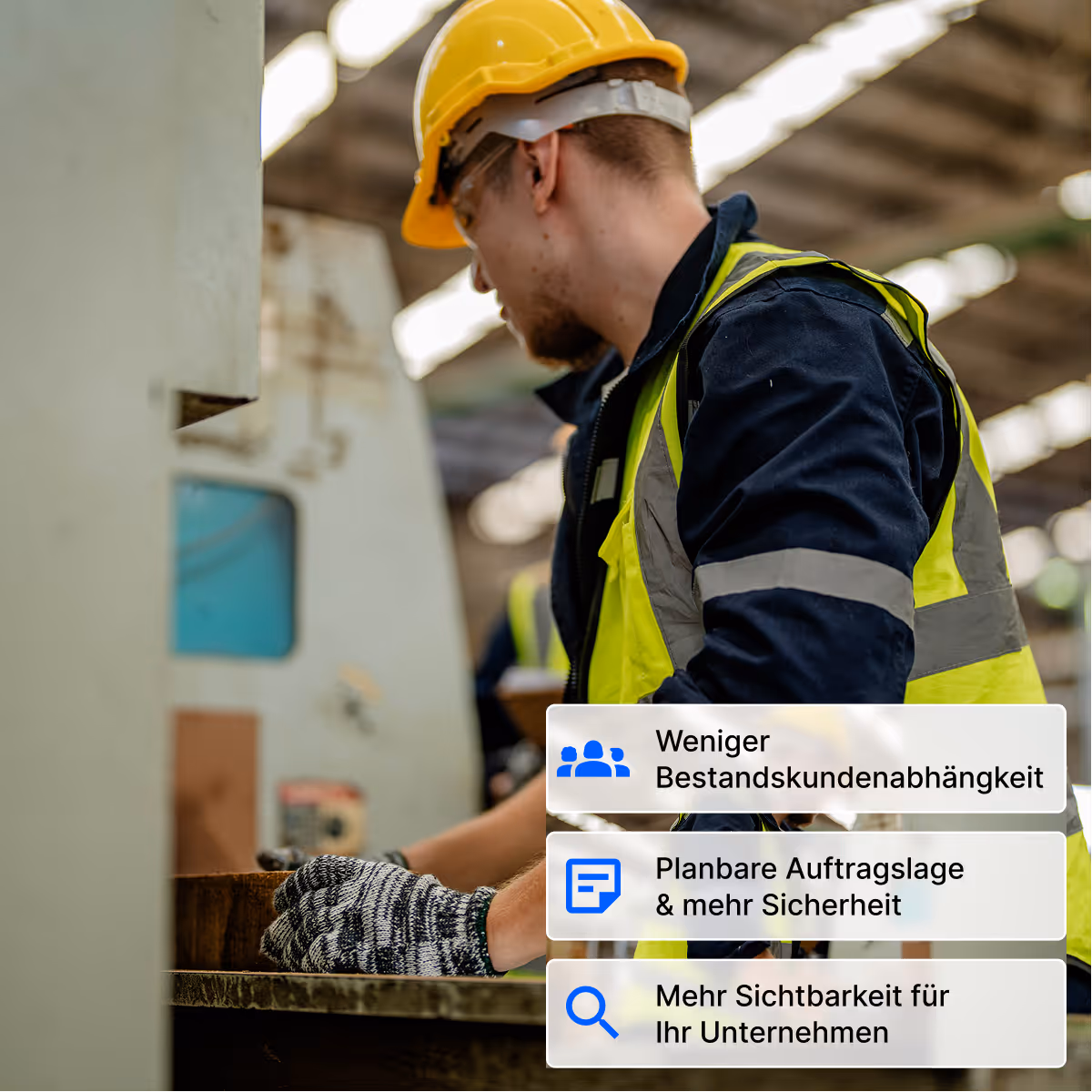 Neukundengewinnung-System für Industrieunternehmen