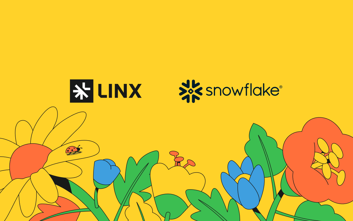 Linx Security & Snowflake logos