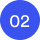 Blue circular icon with white text displaying the number 02.