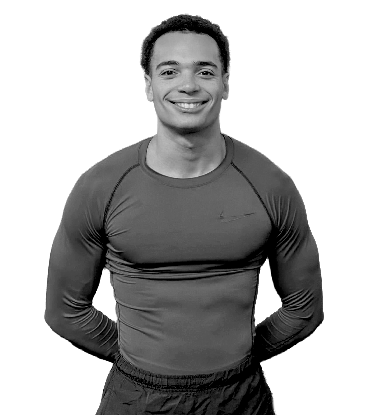 Kofi Boateng posing facing the camera