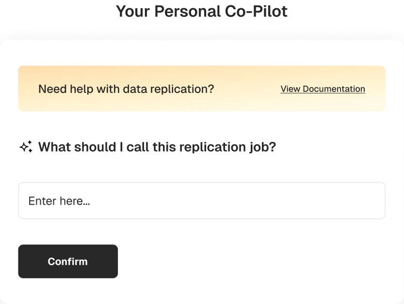 AI Co-Pilot widget