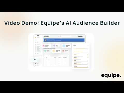 Equipe's AI Audience Builder Demo