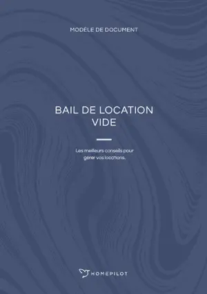Modèle de bail de location vide