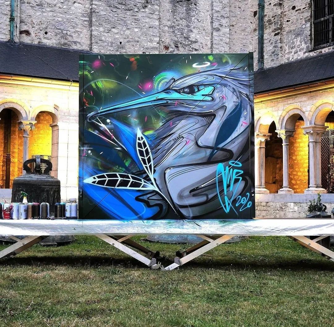 Live painting & initiation au graff - Mr.X