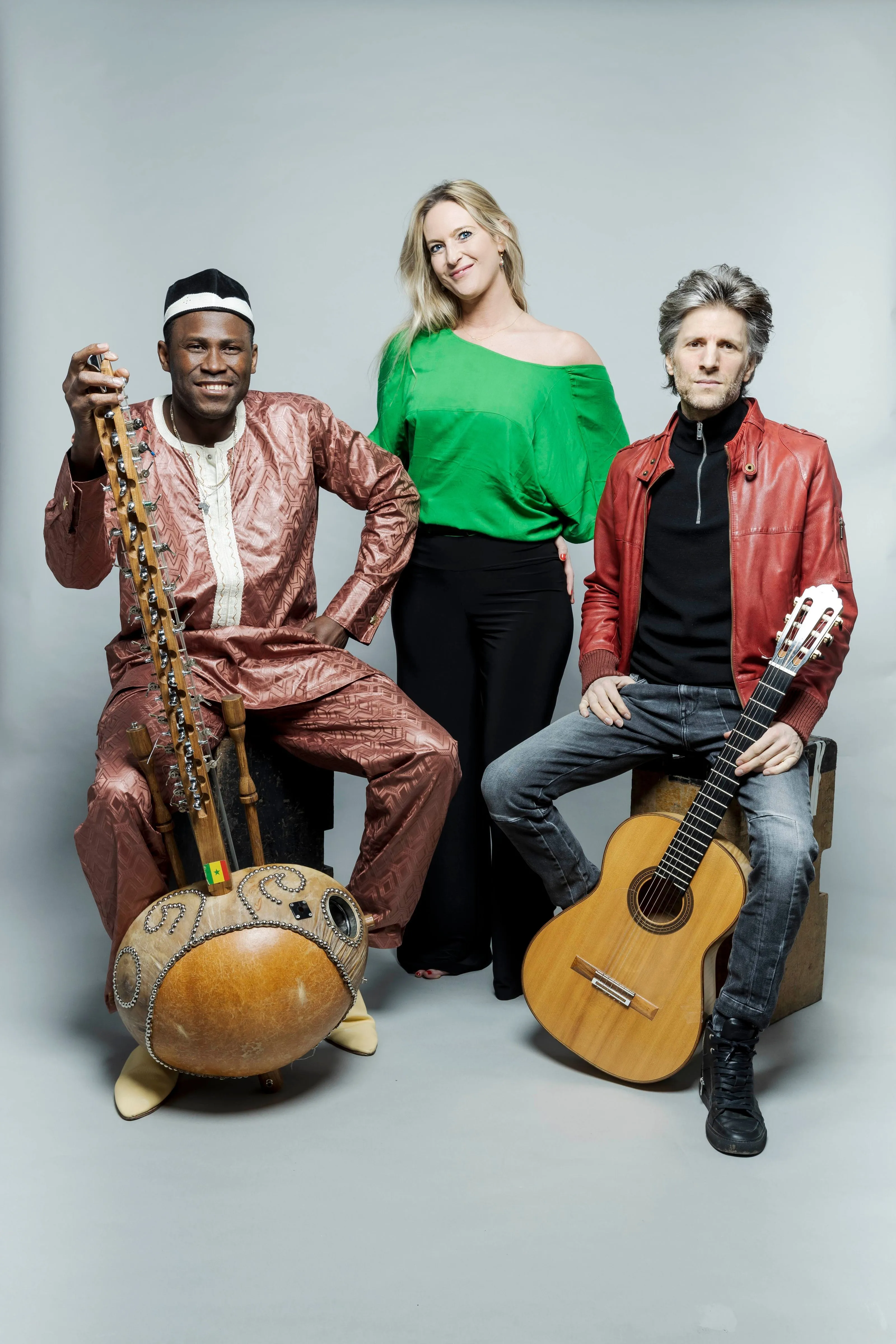 Céline Scheen, Karim Baggili & Mamadou Dramé
